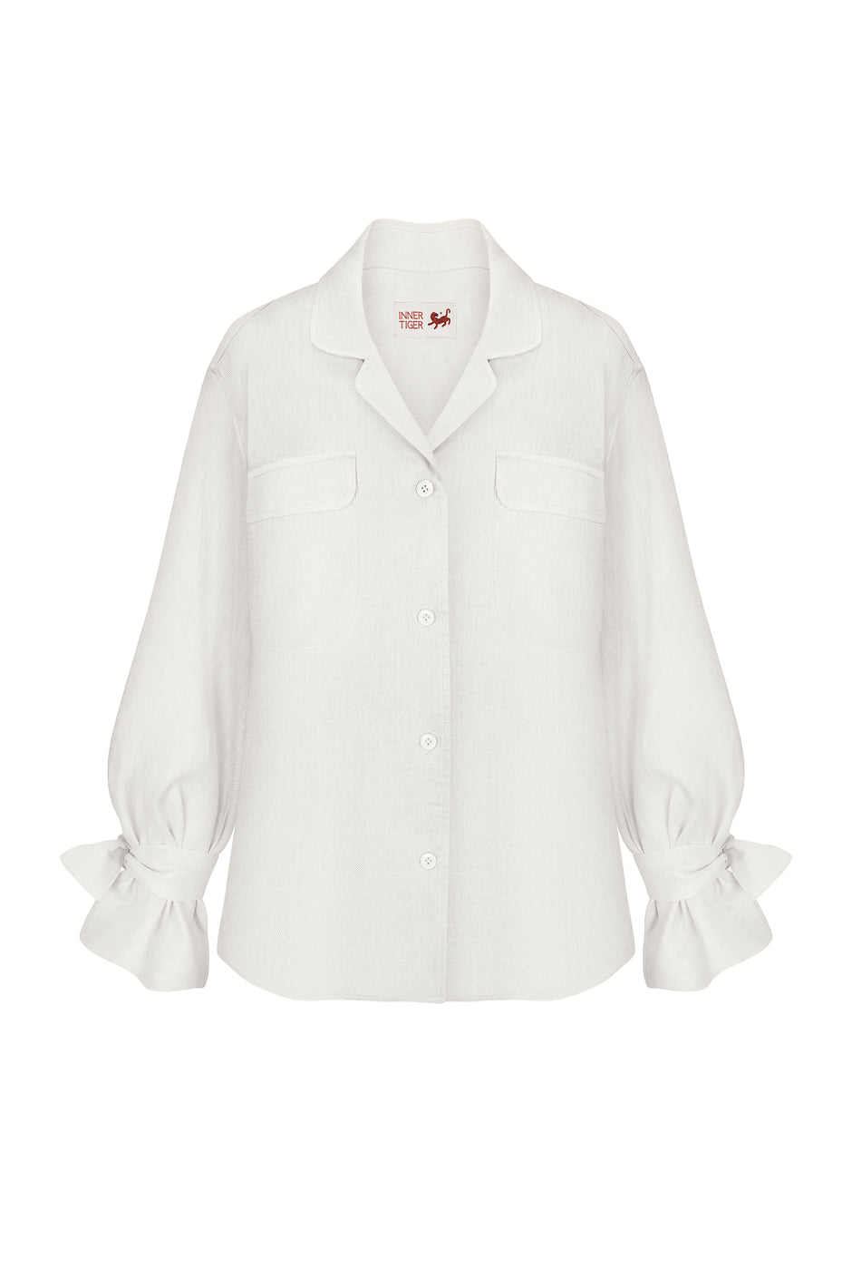 Linen soft overshirt jacket