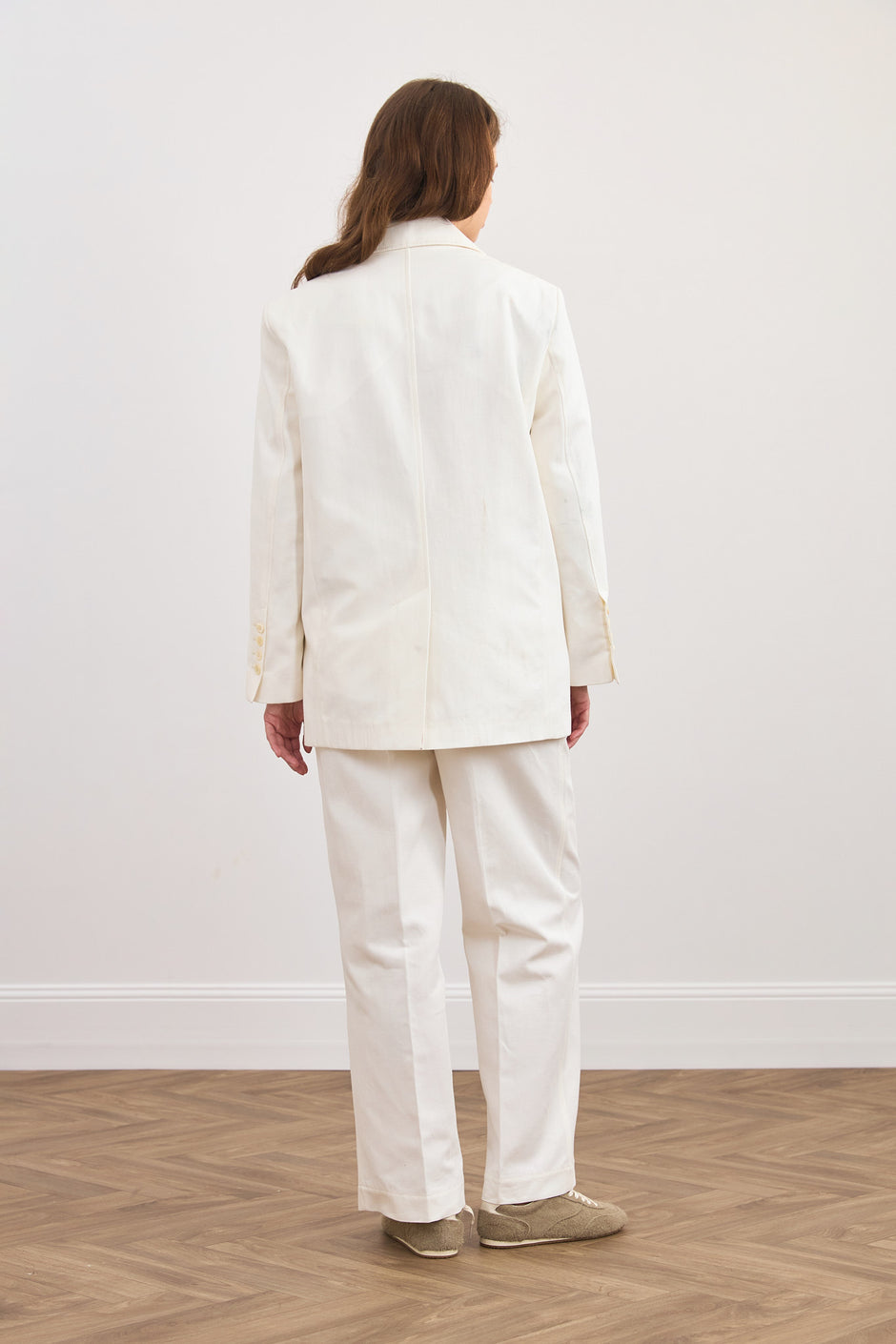 Jeansy twill suit trousers