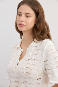 Wave knit dress