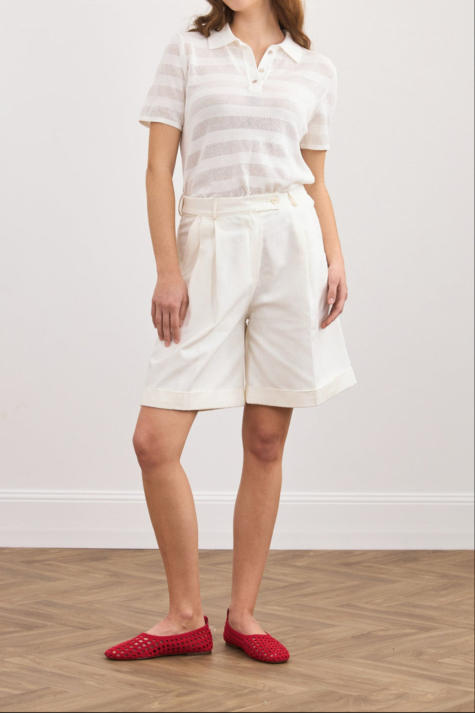 Jeansy twill bermuda shorts