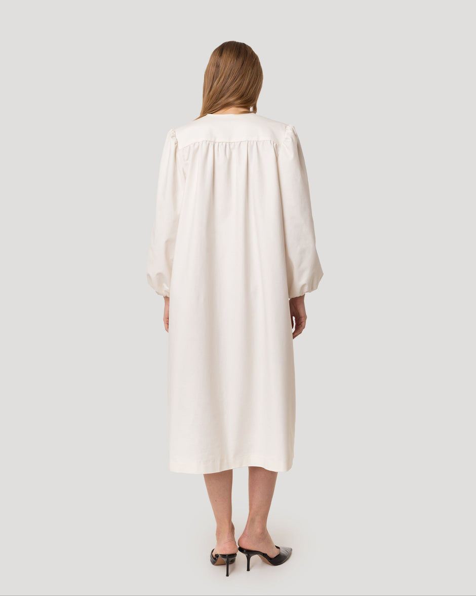 Ice-cream white dress