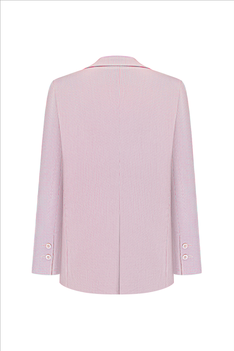 Check illusion jacket