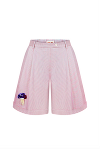 Check illusion shorts