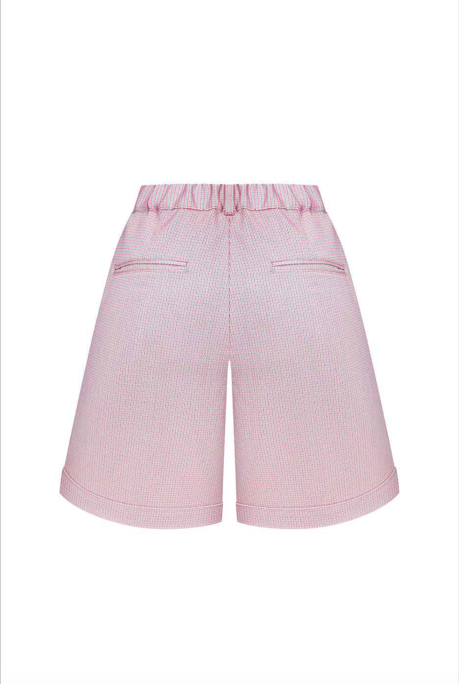 Check illusion shorts