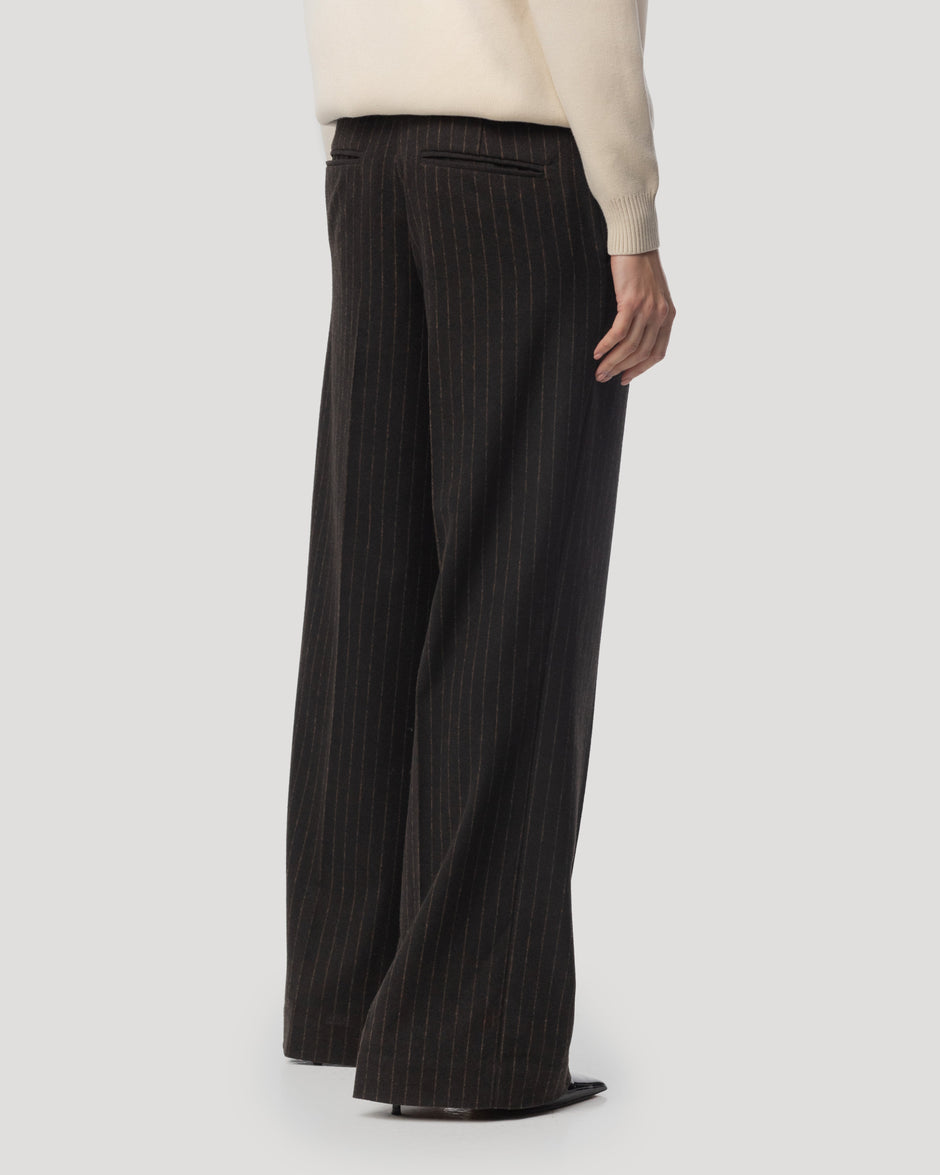Classic wide suit trousers
