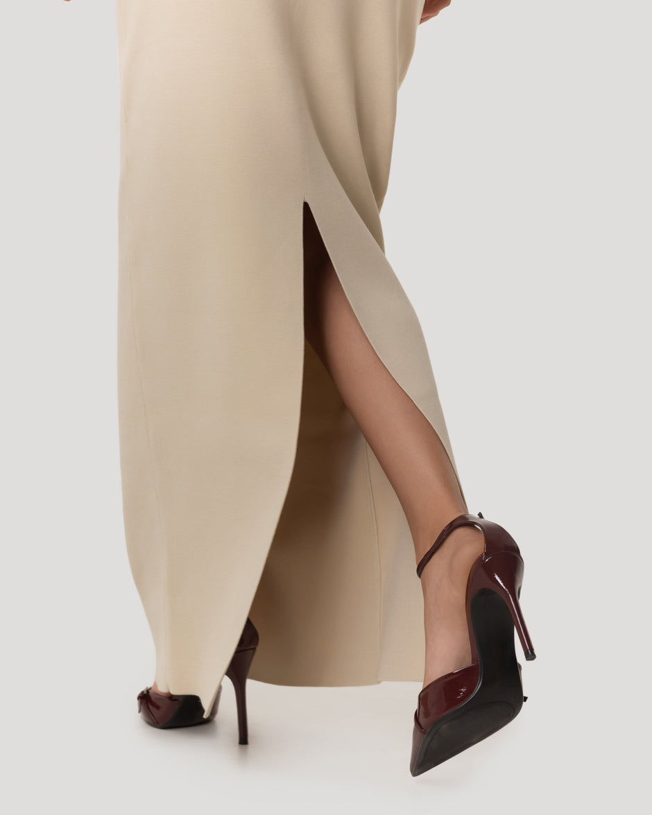 Comfort fit long skirt