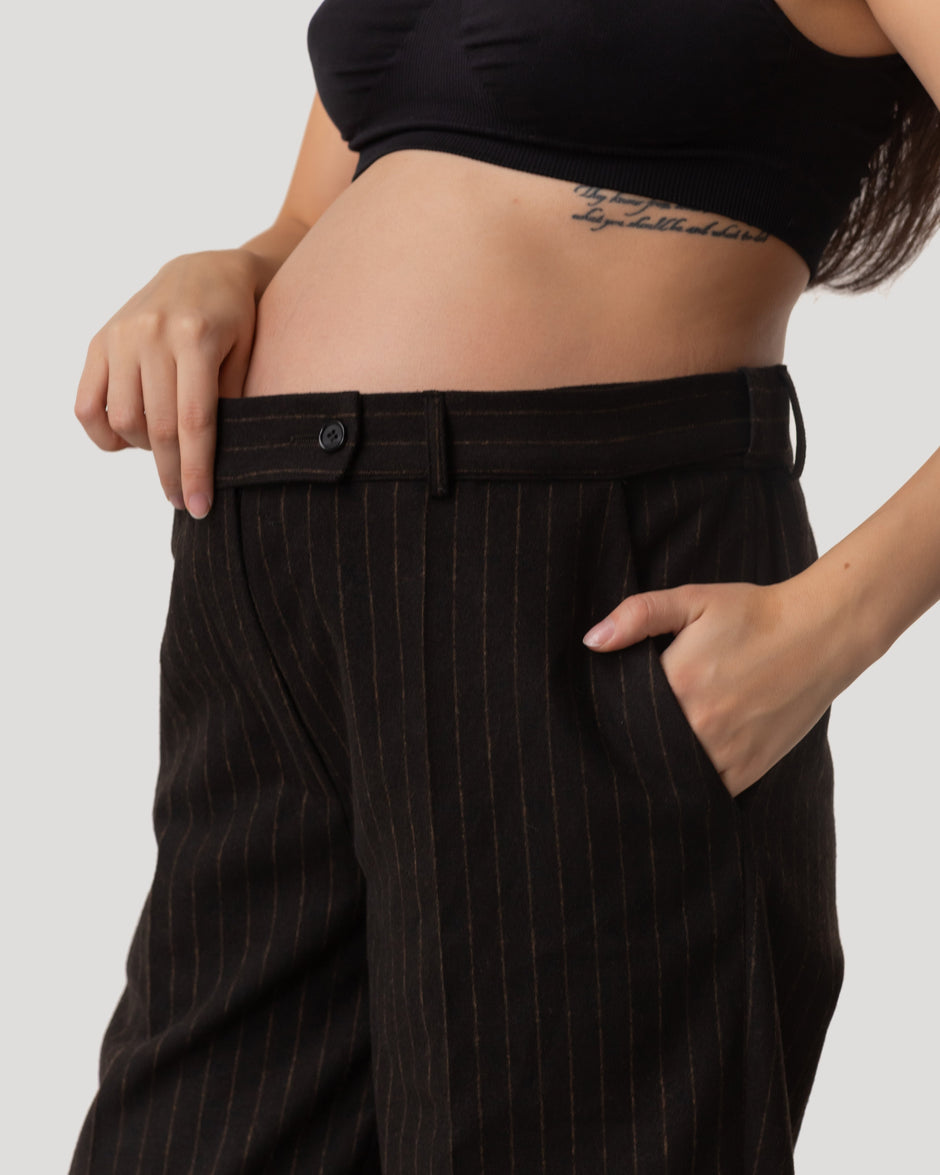 Classic wide suit trousers