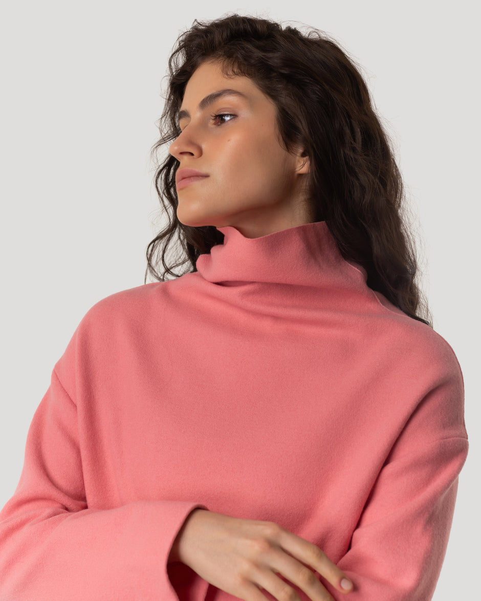 Wool pink sweater