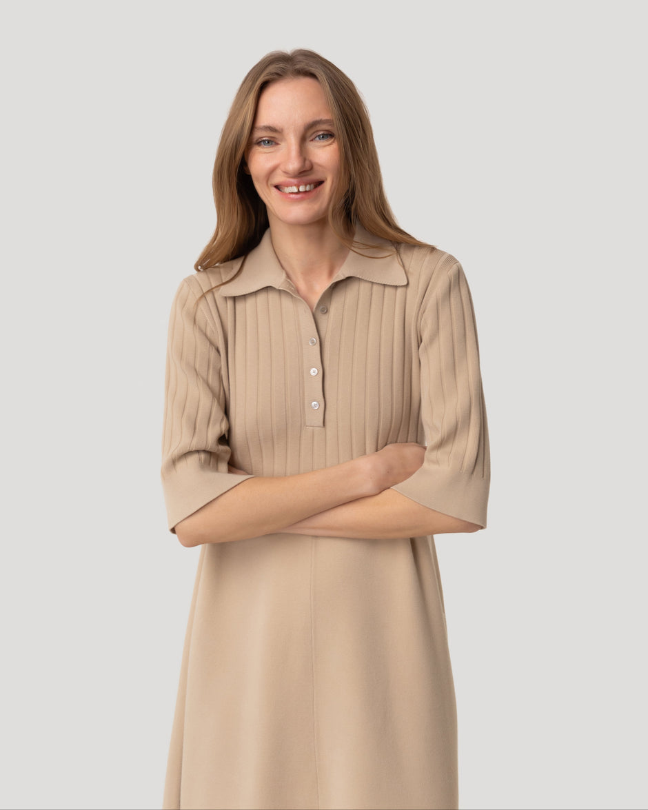 Textured weave dress