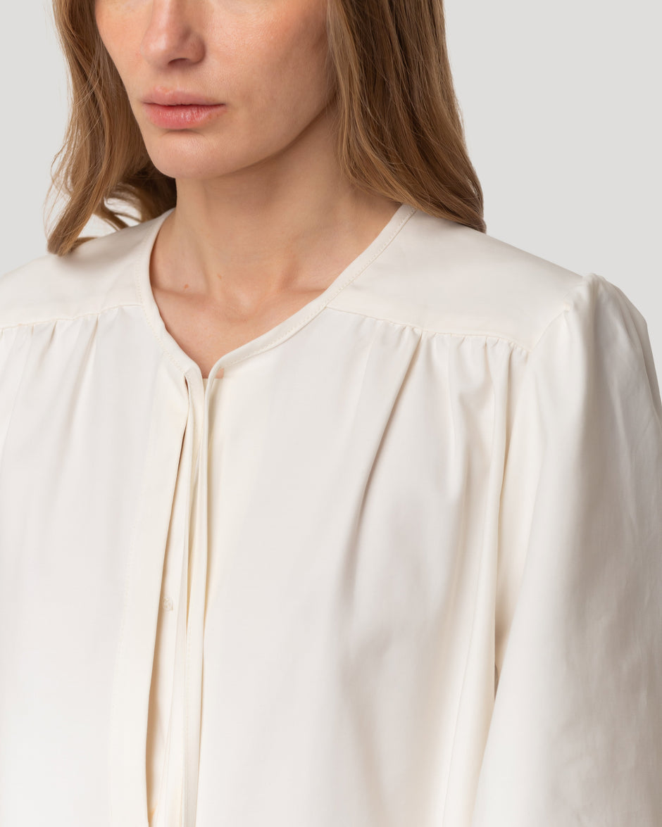 Ice-cream white dress