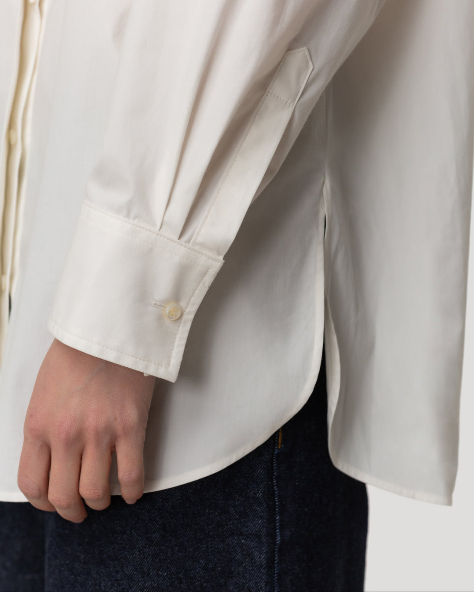 Trenchcoat poplin shirt
