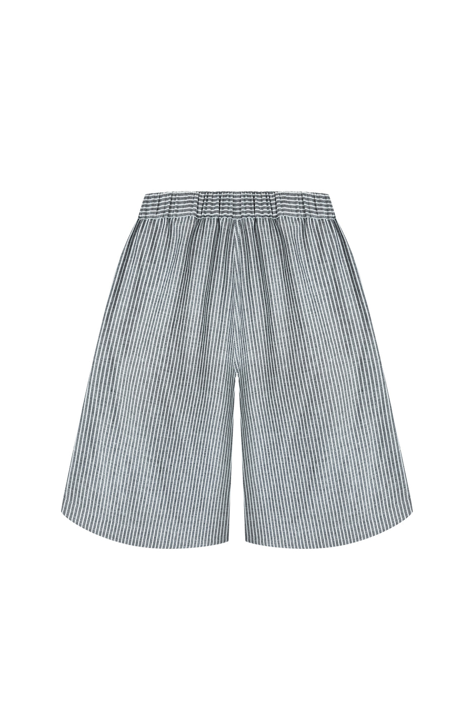 Striped bermuda shorts