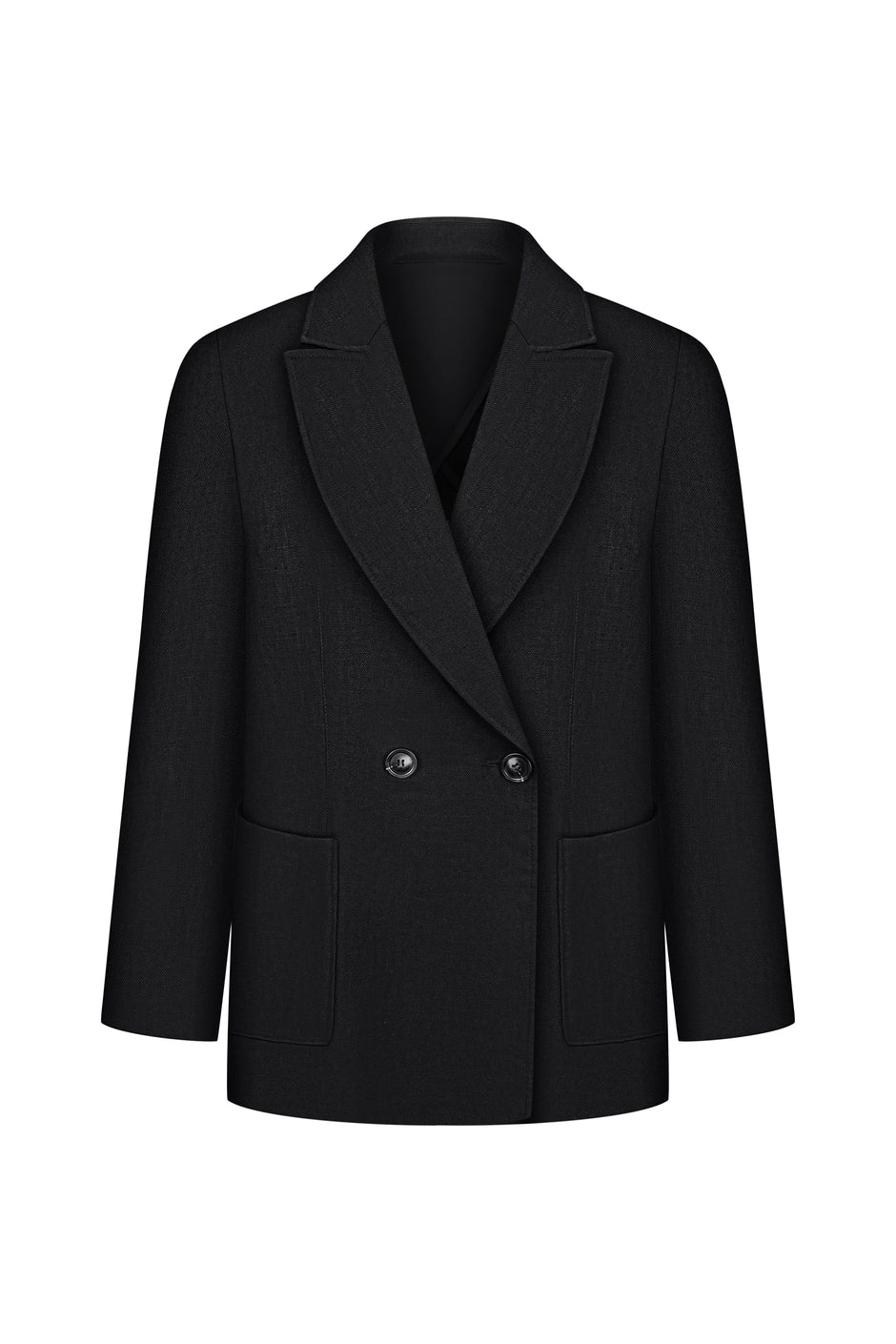 Double-breasted suit jacket