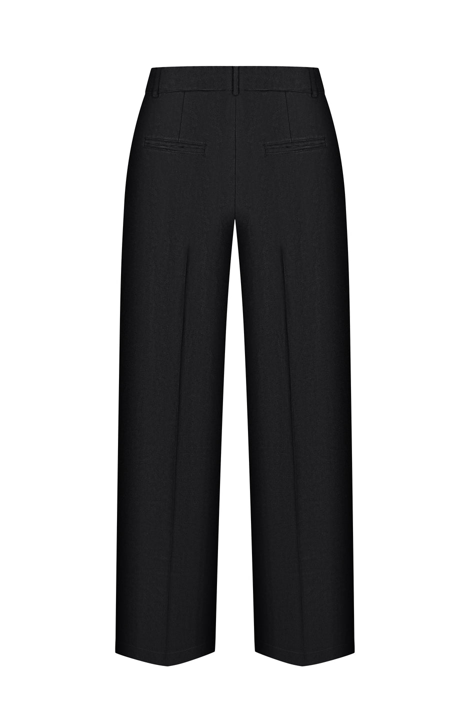 Hand-embroidered linen trousers