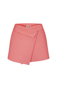 Wool pink skirt