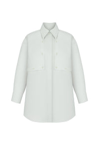 Trenchcoat poplin shirt