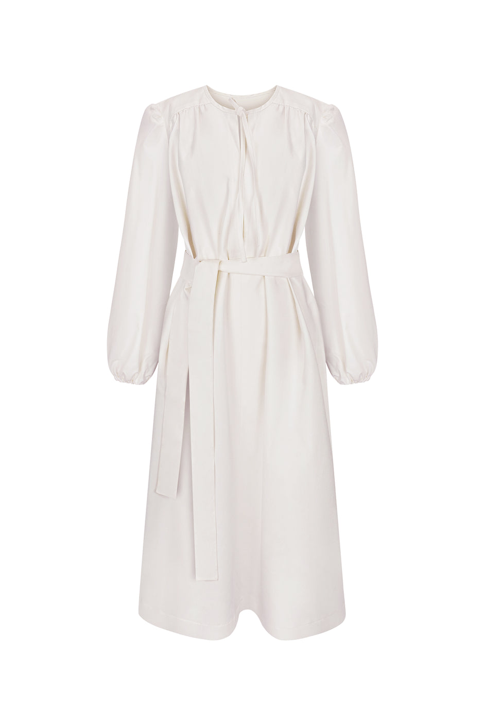 Ice-cream white dress