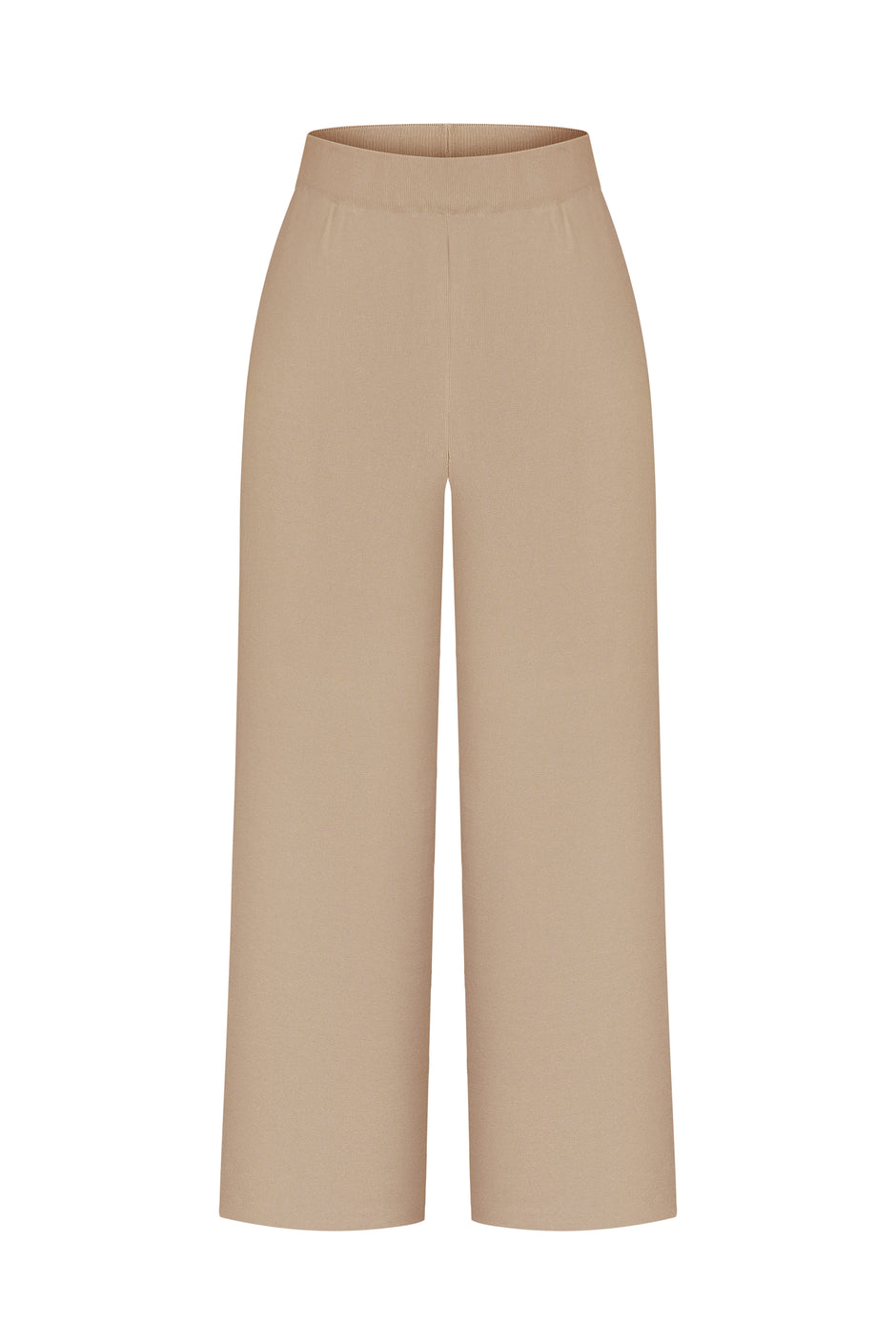 Straight leg knit trousers