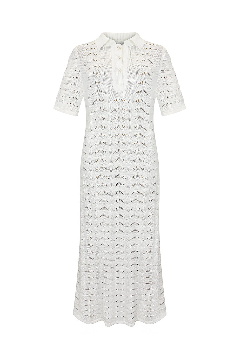 wave pattern knit dress Off-White Knit Waves Dress