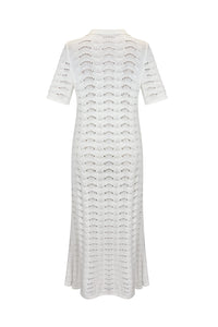 Wave knit dress